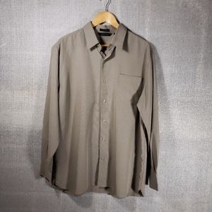 Mens button down long sleeve shirt